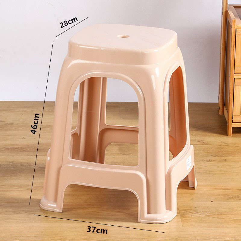 Taburetes de plástico pueden ser taburetes de sillas caseras taburetes altos taburetes al por mayor rojo engrosado en una pila de plástico