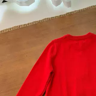 092903 秋季新款 儿童韩版学院刺绣百搭针织毛衣 一件代发