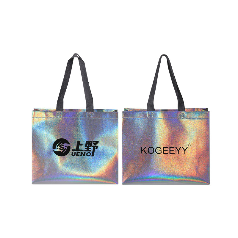Ueno láser revestido no tejido bolsa bolsa de regalo