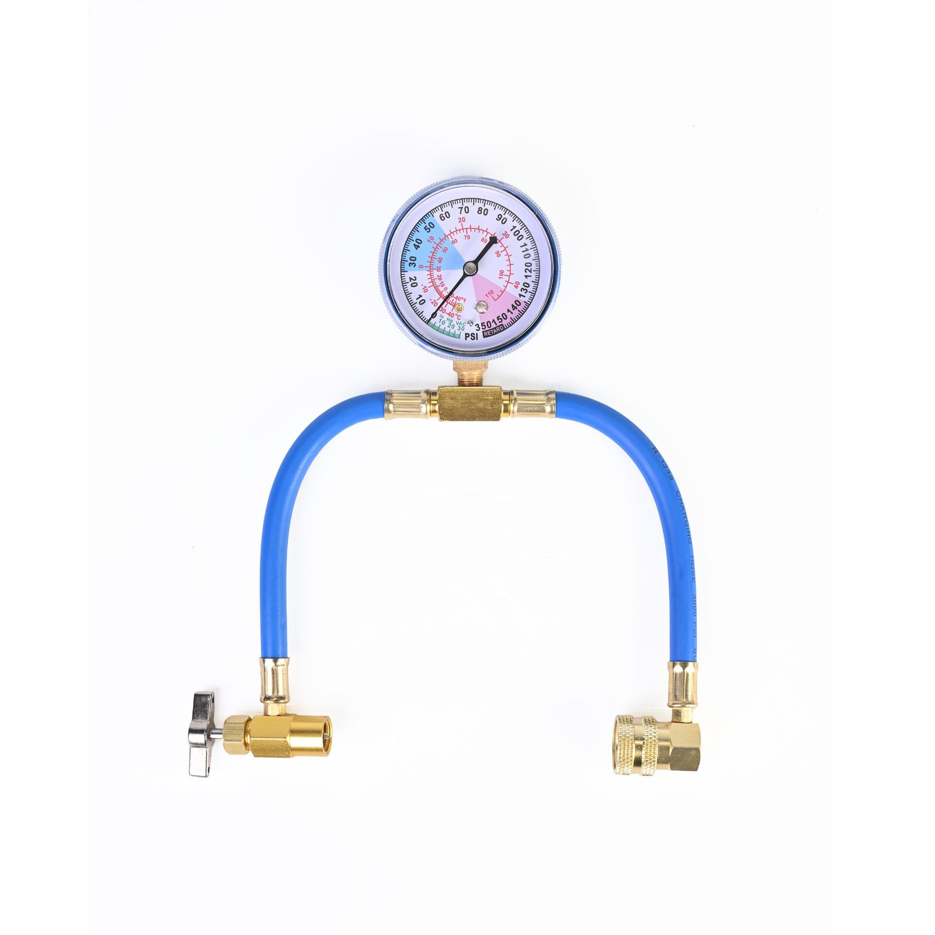 多规格汽车空调制冷剂雪种冷媒表加氟补充加注管检测工具