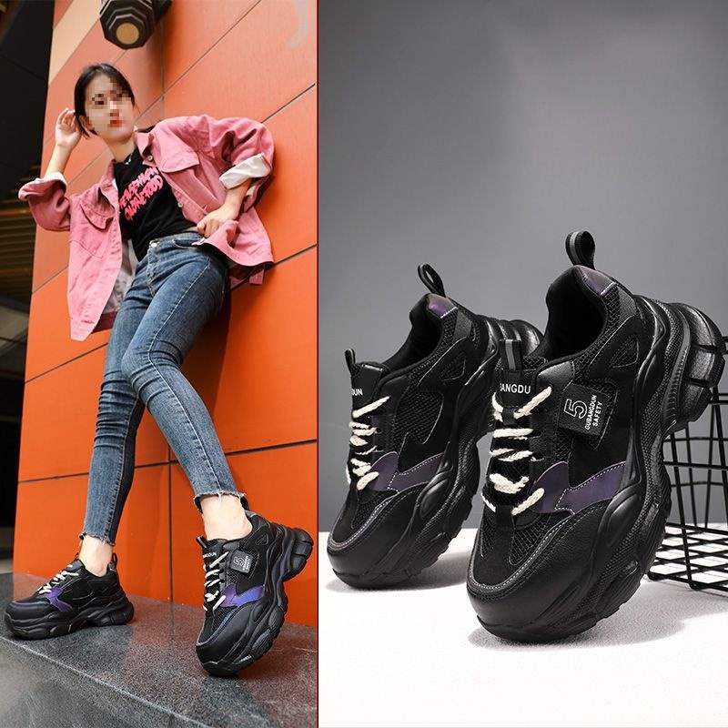 Summer breathable fashionable work shoes platform