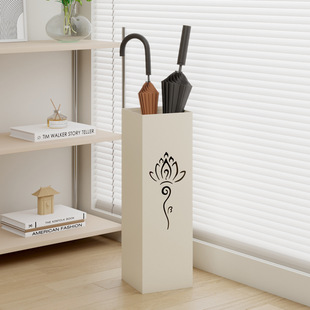 Home Iron Umbrella Storage Rack, Fashionable and Creative Cut Out Umbrella Bucket at the Entrance of the Store, Umbrella Storage Bucket Can Be Customized