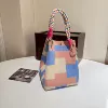 Pink blue square