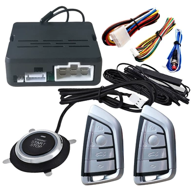 Entry One-key Start System | Car anti-theft device - pke-starts-without-flashing-light-with-q06j-remote-control