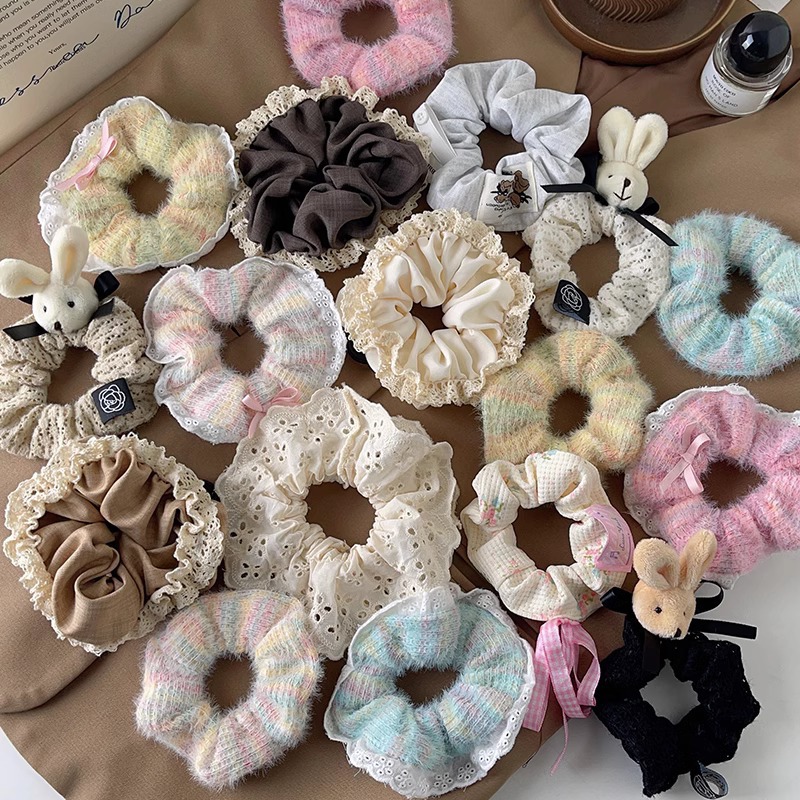 Super Immortal cerdo collar de cabello de la cabeza del anillo de cabello de 2025 nueva banda de goma de intestino grueso de cabello de mujer atado cabello de la joyería de cabello de la niña