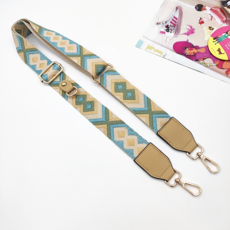 101g Weight Bag Strap Bag Accessories Type 1 Piece, 1 Set Quantity Casual, Daily Occasion Polyester Material Geometric, Leopard Pattern Simple Style, Classic Style Style 1 Piece 1 Set Polyester Geometric Leopard Bag Strap 26
