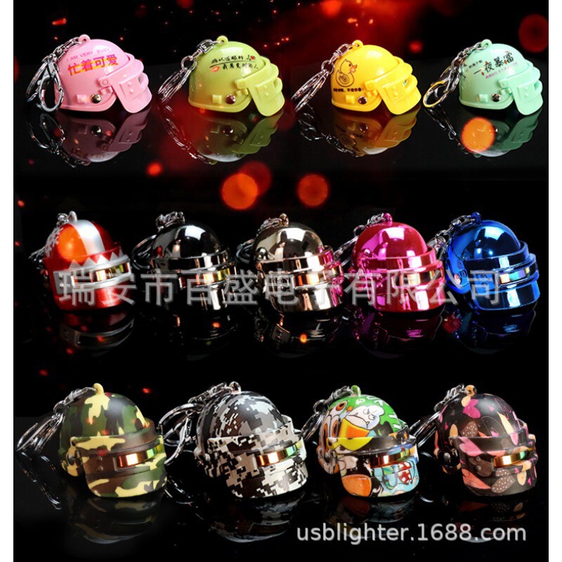 Wholesale from the Source Manufacturer: Level 3 Helmet Keychain, Game-Themed Motorcycle Helmet, Creative Store Pendant