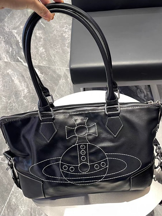 Guangzhou High Version Empress of the West Vintage Tote Bag Embroidery Saturn Motorcycle Bag Large Capacity Shoulder Crossbody Bag for Women
