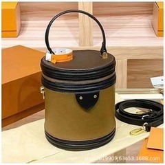 SP全鋼バージョン老眼バケットバッグ本革フォーチュンバケット円筒バッグカードハンドバッグショルダークロスボディロババッグ