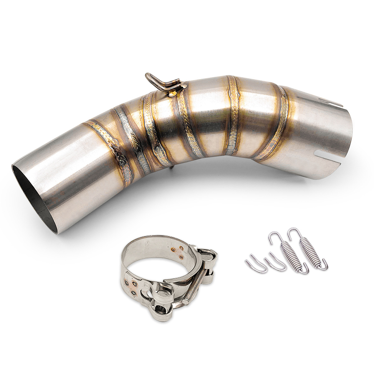 Suitable for Kawasaki Z900 2017-2020 motorcycle modified exhaust pipe stainless steel middle section transfer exhaust