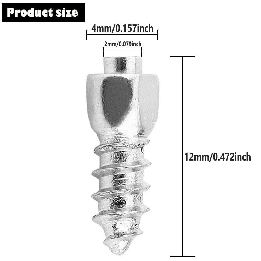 Winter Snow Anti-Skid Spikes Off-Road Tires Solid Tires for Off-Road Scooters, Mountain Bikes and Motorcycles, Wear-Resistant