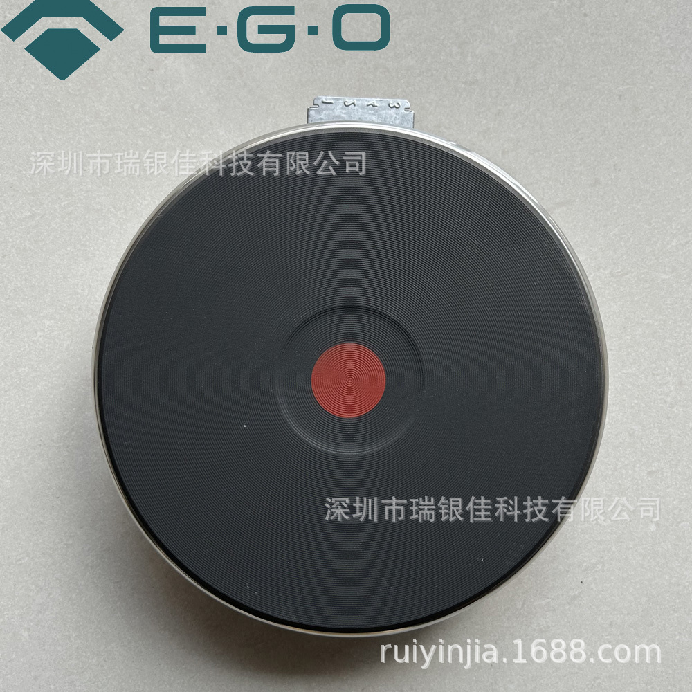 德国EGO2000W平头炉芯 2KW电热盘 20cm印刷电热板 19.18463.040