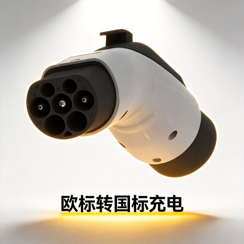 European Standard Socket to National Standard Charging Adapter Type2Gb Adapter New Energy Vehicle Converter