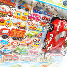 新款男款宝剑款贴纸3d贴纸套装儿童奖励泡泡贴男孩儿童可批发