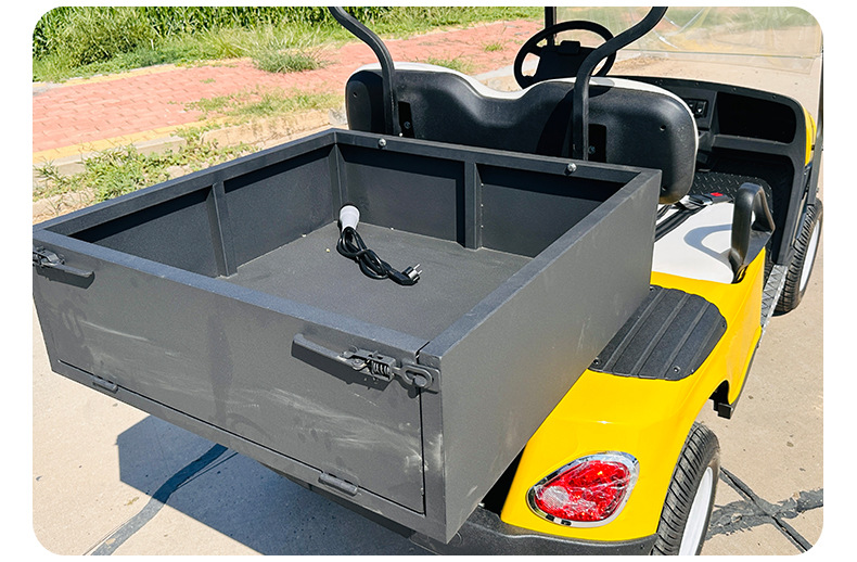 Electric Golf Carts Can Be Customized for Campus Hotels, Airport Shuttles, Scenic Spots, Four-Wheel Sightseeing Vehicles with Buckets