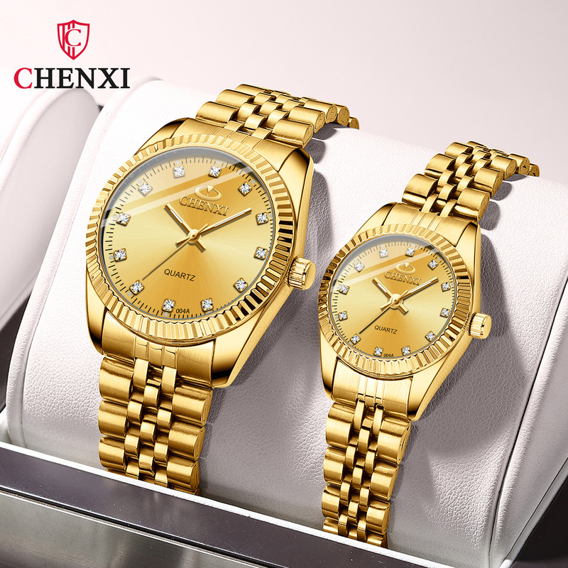 Men's Women's watch Waterproof Business watch watch Cross-border Explosive watch Women's Men's Golden Couple watch