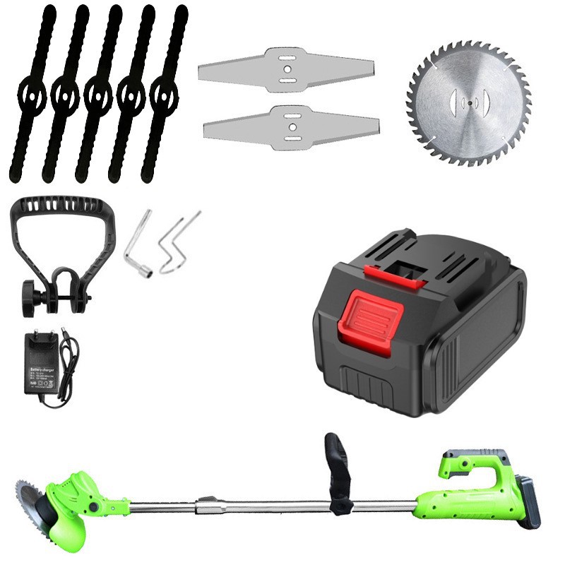 Lithium cortacésped eléctrico pequeño hogar recargable multifunción cortacésped de jardín