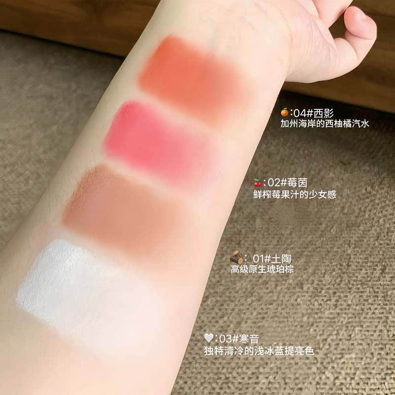 DAIMANPU Lotus Lips and Cheeks Multi-Purpose Lipstick Blush Lipstick Mat Cosméticos Especializados para Maquilleros