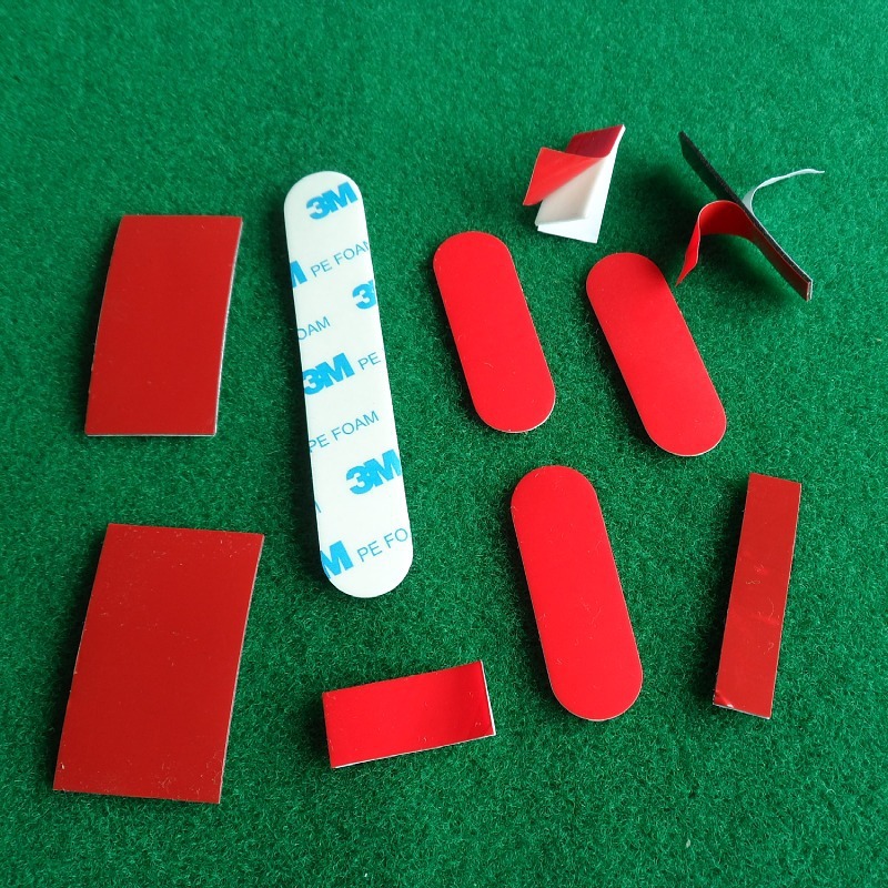 强力特粘超薄1毫米海绵胶 PE胶白色泡沫双面胶 红膜PE胶粘双面垫
