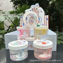 新款高透史莱姆起泡胶水晶泥爆款儿童解压玩具批发安全不粘手有3c