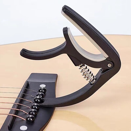 41-inch ABS capo box packaging black ukulele folk acoustic guitar capo tuner