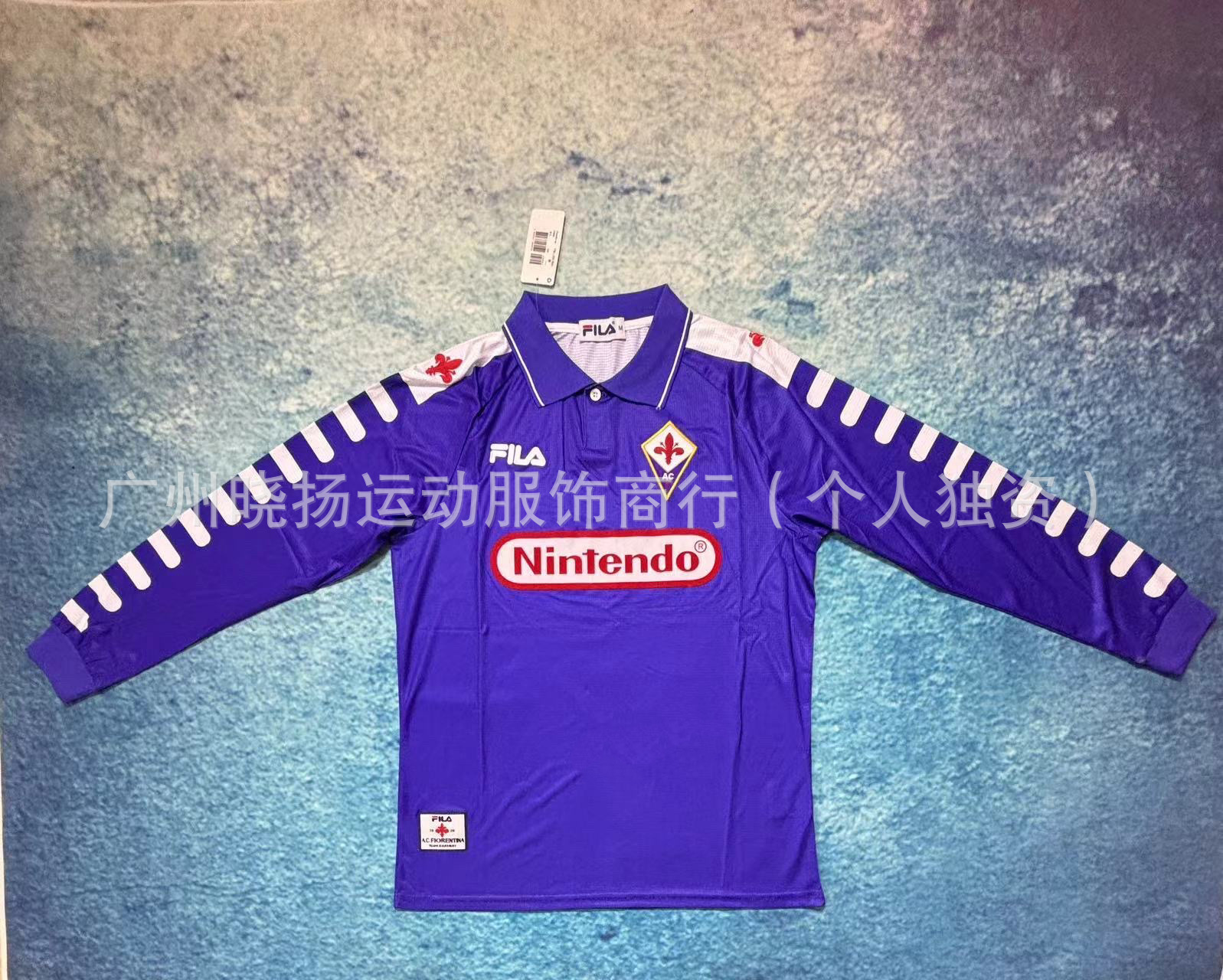 Fila x ACF Fiorentina Retro 1997/98 Home Long Sleeve Jersey Purple