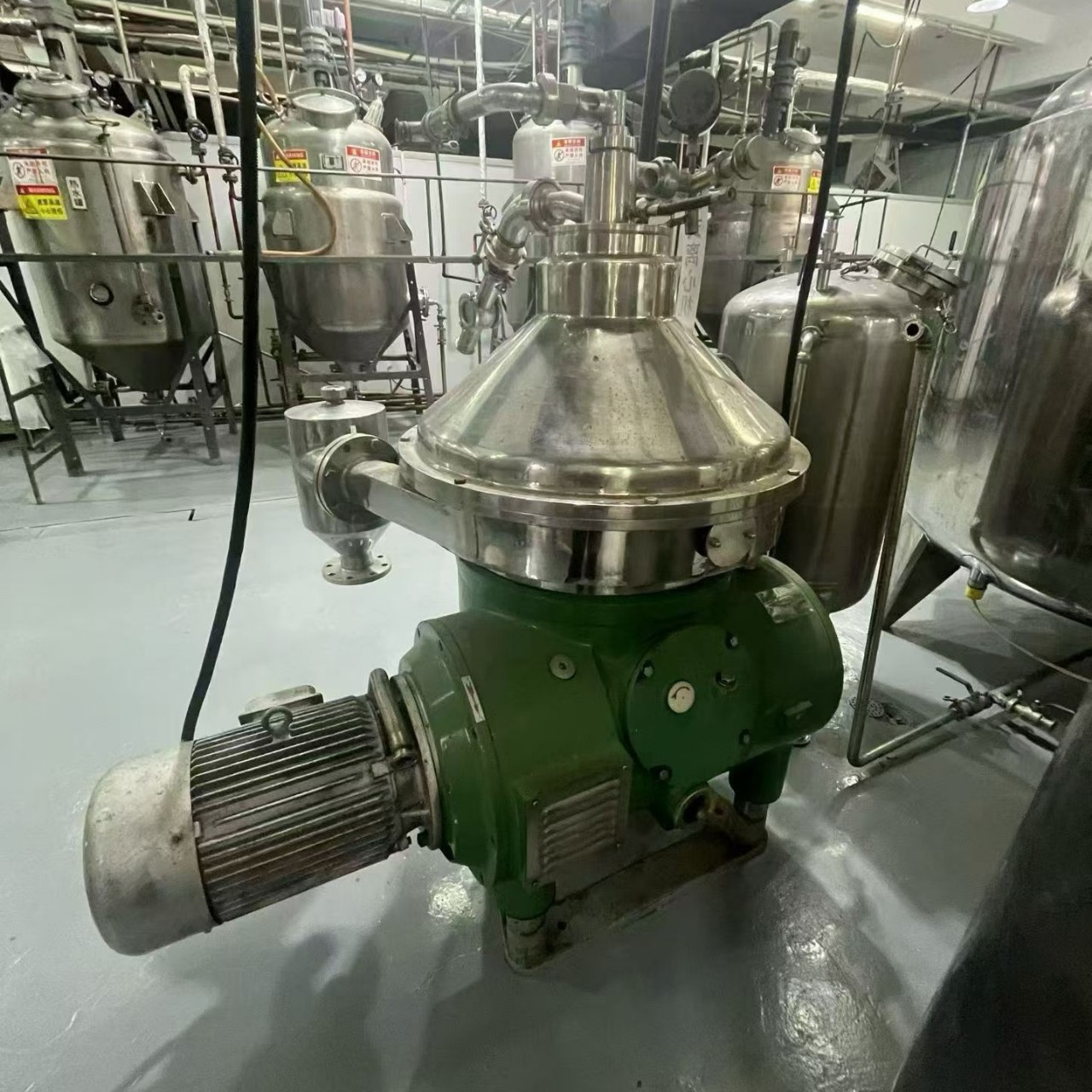 二手碟片式离心机 自动油渣脱水分离设备 回收470碟式分离机