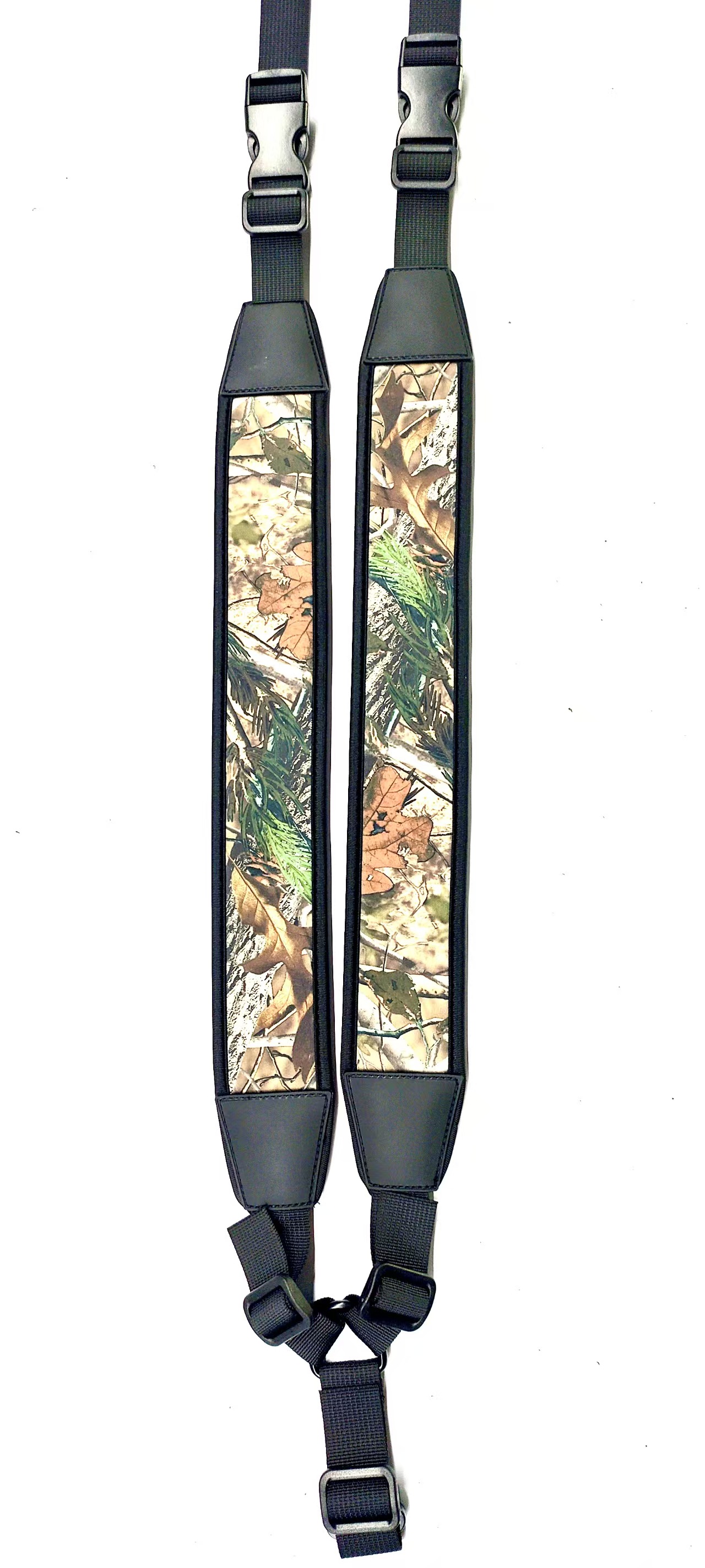 **black camouflage backpack strap