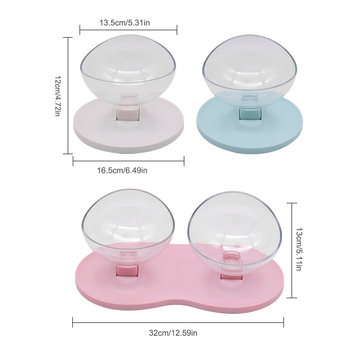 Tazón para gatos, agua y comida, mascota integrada, tazón doble, tazón de comida para gatos, tazón de agua para gatos, tazón de boca oblicua, tazón de arroz, tazón de comida para gatos, tazón para gatos