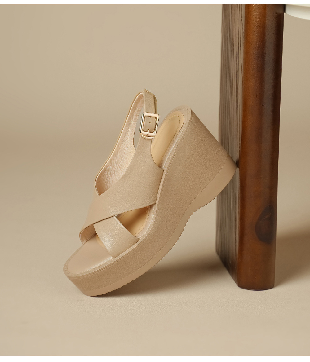 Sandal cao gót nữ hở mũi quai ngang đế xuồng gót 9 cm — đen chi tiết 16