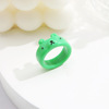 Cartoon ring, set, 2021 collection, simple and elegant design, 4 piece set