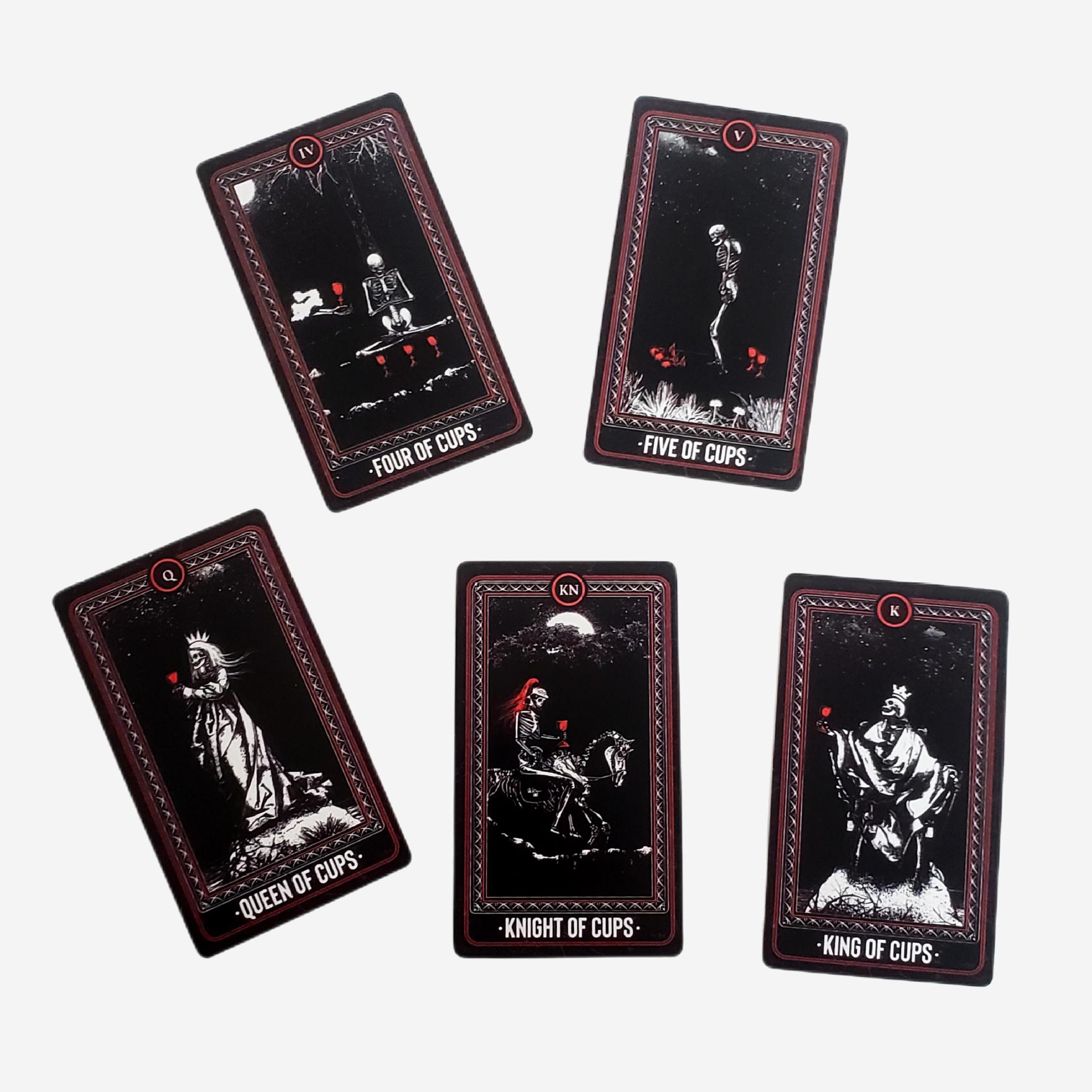 The Bones Arcana Tarot Board Game Cards For Party Games_voghion.com
