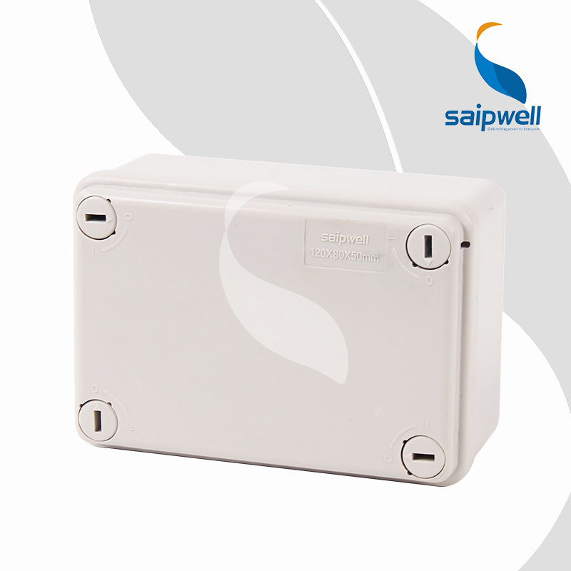 斯普威尔推荐高品质防水接线盒 带堵塞头塑料控制盒 防水接线盒