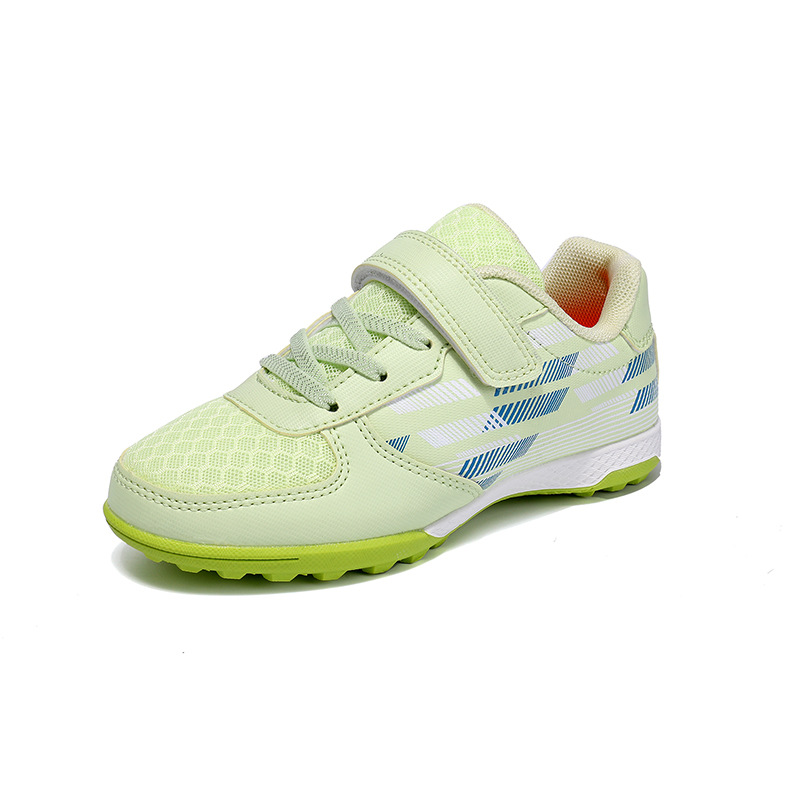 Zapatos de Fútbol de Malla para Niños Tallas 30-38, de Malla y Caucho, Transpirables para Terreno de Juego