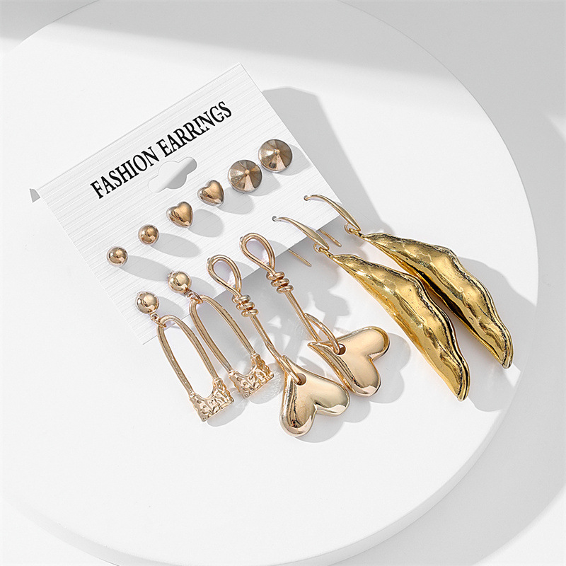 Mode Géométrique Alliage Placage Perles Artificielles Femmes Des Boucles D'oreilles 1 Jeu display picture 46