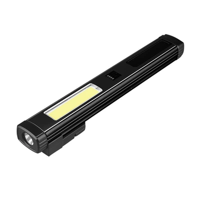 UV fənərlər Light Cob Side Light Inspection - black-magnetic-pen-clip-work-lightupgraded-model