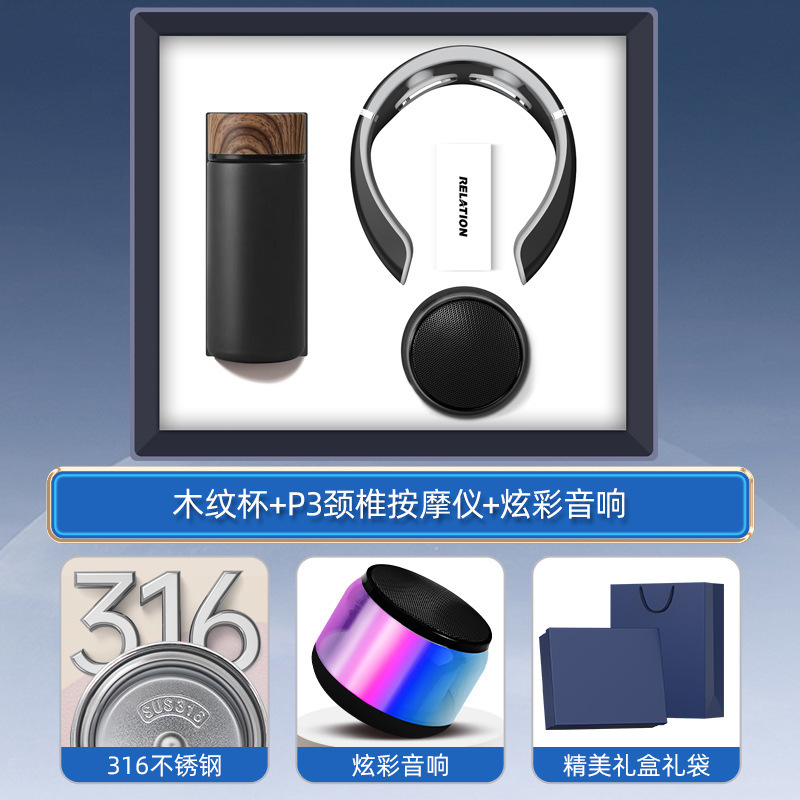 Juego de regalo de empresa Juego de regalo de mano de taza termo inteligente Regalo de evento de apertura Logotipo personalizado Regalo práctico