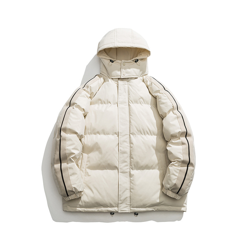 Men's Clothing Hooded cotton coat new style thickened cotton jacket boys trendy couple cotton coat winter coat_voghion.com
