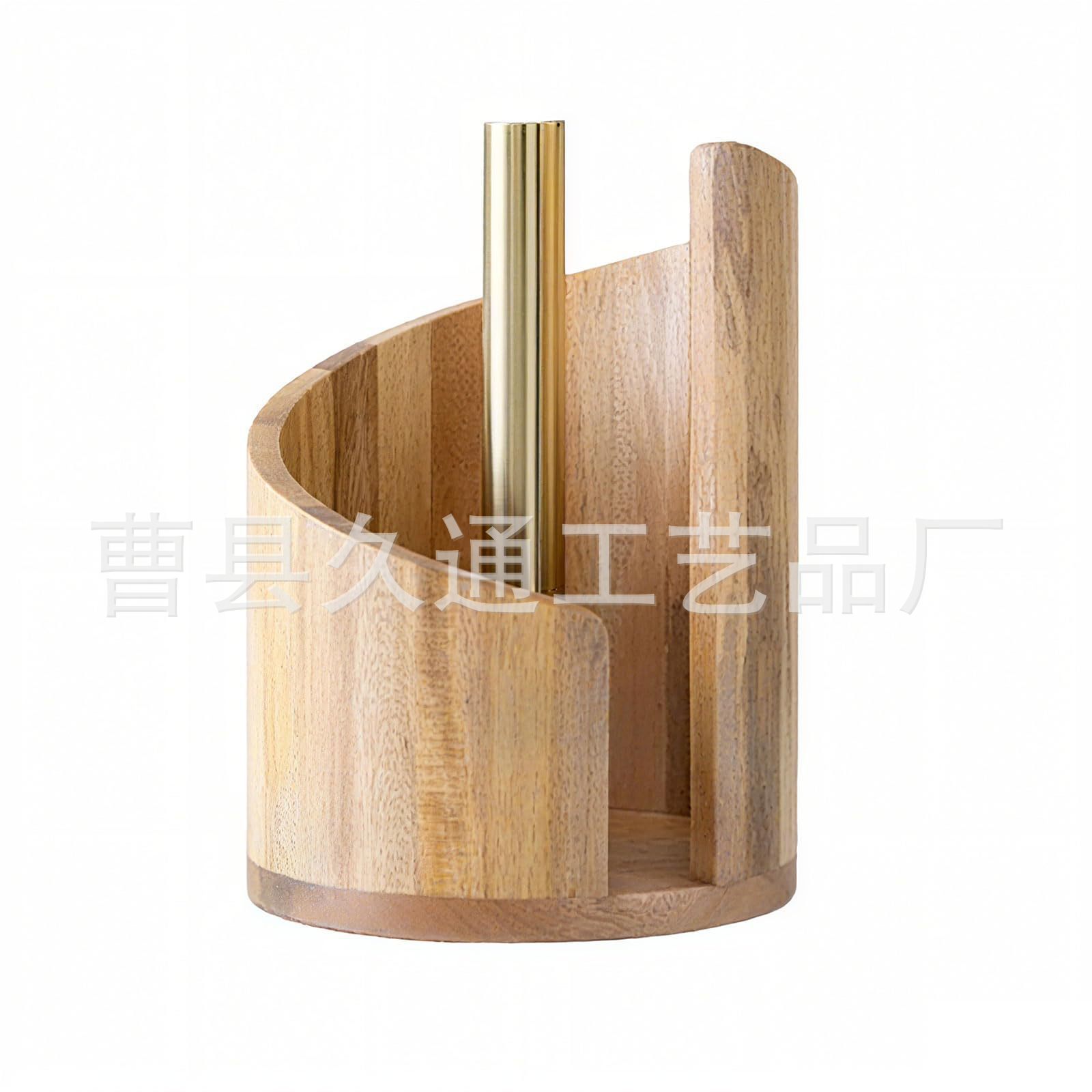 Rack de toallas de madera, estante de almacenamiento de papel de rollo doméstico, estante de acabado, estante de toallas de escritorio, estante de toallas de comedor