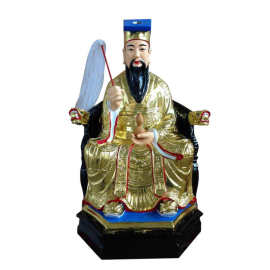 钟馗神像图片钟天师神像张天师塑像树脂彩绘河南佛像厂直销