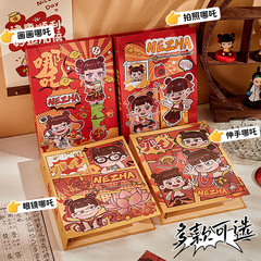 可愛哪吒四宮格大容量高顏值ins風卡包卡牌收集冊相冊收納卡冊