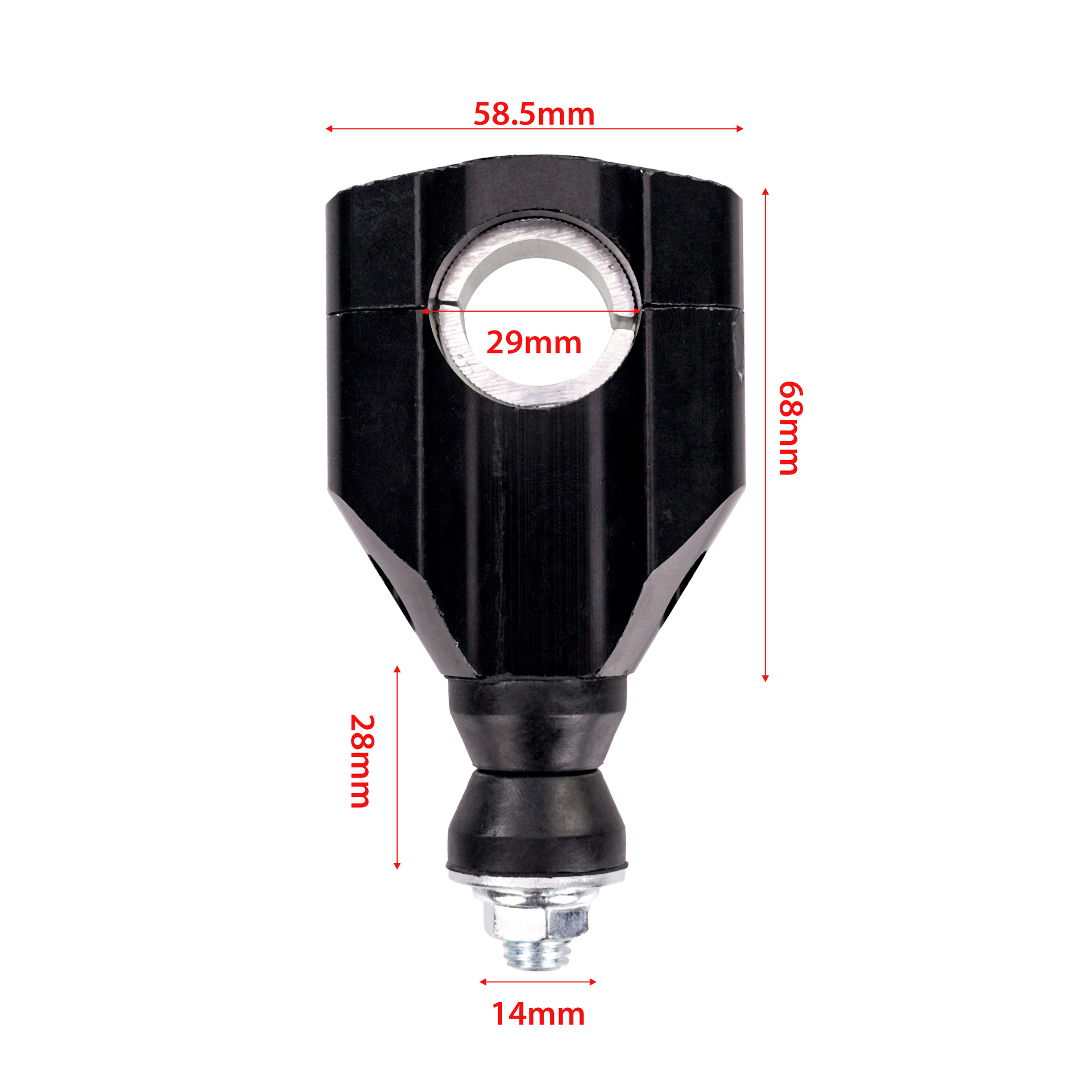 ZGQ-006 Motorcycle Off-road Vehicle Modification Accessories Faucet Handlebar Pressure Code Thickeneded Deck Reinforced Reducing Code Reducing Diameter