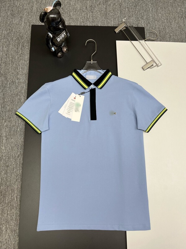 フィッシュポロシャツメンズ 2025 新しいコットンラペルトップビジネスカジュアル半袖 Tシャツ|undefined
