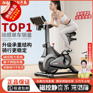 Hanma Spinning Bike Home Exercise Bike Magnetically Controlled Indoor Sports Gym Pedal Bike Silent