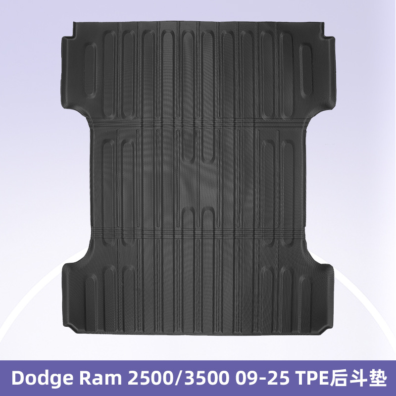 Es adecuado para Dodge Ram2500 / 3500 Mega cab 2010 - 2018 3D todo el tiempo TPE almohadilla de pies