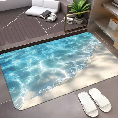 Avtomobil döşəmə paspasları | Mat, Entryway Decorative Mat - water-ripple-8-4060cm-new-diatom-mud