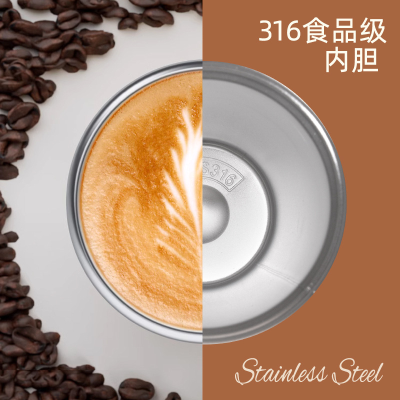 新款铃兰保温杯316不锈钢双饮随手杯便携高颜值咖啡杯大容量杯子|undefined