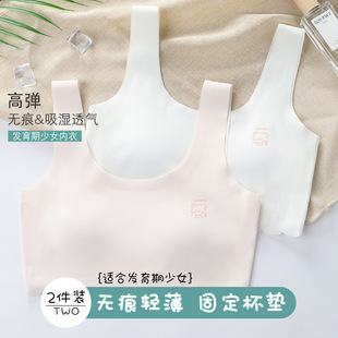 Developmental Underwear Female Students Girls Junior High School High School Students Puberty 13 Bra Girls Sports Vest