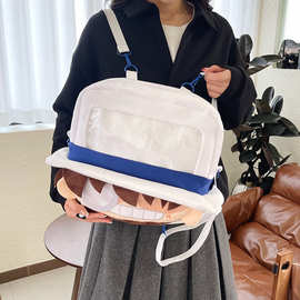 新款女士单肩包可爱卡通斜挎小方包休闲大容量学生书包厂家批发
