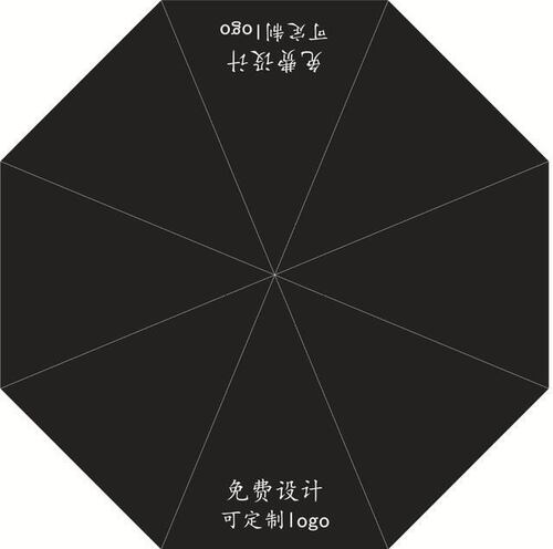 Full fiber large wind-resistant straight golf umbrella 4S shop car logo large umbrella car logo same style printed advertisement